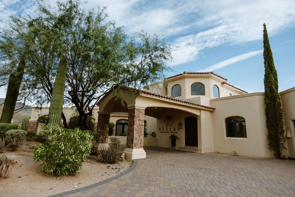 Peaceful outdoor space at Desert Recovery Centers Scottsdale